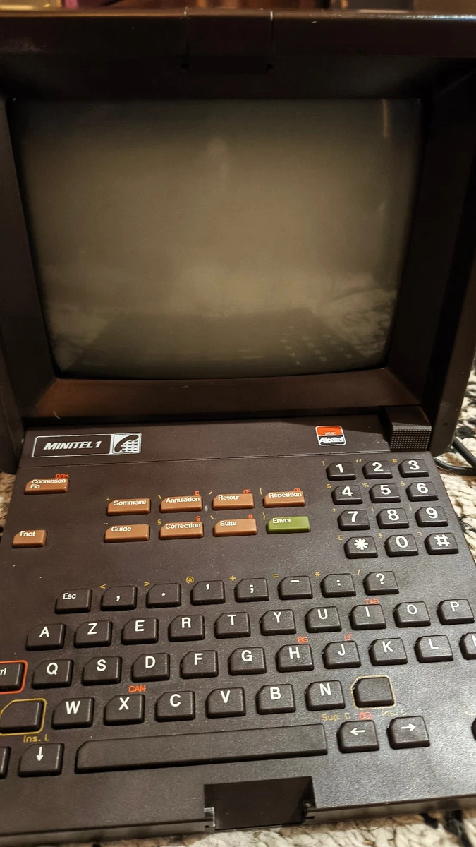 Minitel 1 Telic Alcatel Avec Carton Et Notice - Vintage