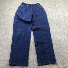 Vintage Panhandle Slim Jeans Juniors 1/2 Blue High Rise Relaxed Straight Denim