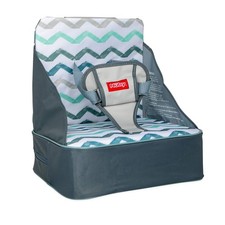 Nuby Easy Go Booster Seat - Travel 1 Count Pack of 1 , Chevron