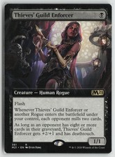 Thieves' Guild Enforcer (Extended Art) LP 361 Core Set 2021 Magic: The Gathering