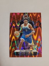Anthony Edwards 2023/24 Mosaic Basketball City Edition No. 273 Red Prizm 34/299