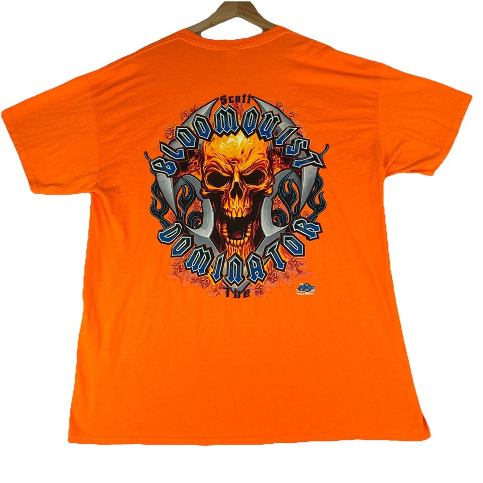 CAMISETA DE CARRERAS DE COLECCIÓN SCOTT BLOOMQUIST DIRT ÚLTIMO MODELO PARA HOMBRE XL Naranja The Dominator Foto 2 de 4