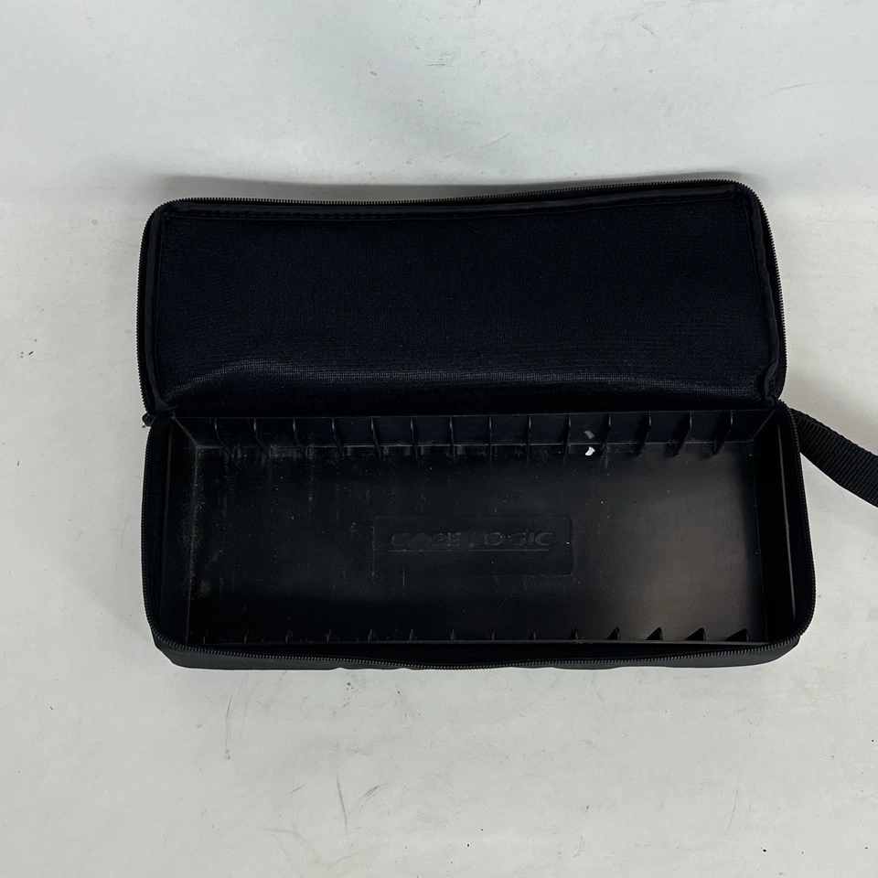 Винтажный чехол Logic мягкий нейлон серый портативный держатель для 15 кассет - Изображение 3 из 4
