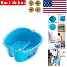 Therapeutic Foot Bath - Extra Large 7" High Tub for Relaxation  Pain Relief