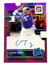 2022 PANINI CURTIS TERRY AUTO RATED ROOKIE CARD. rookie card picture