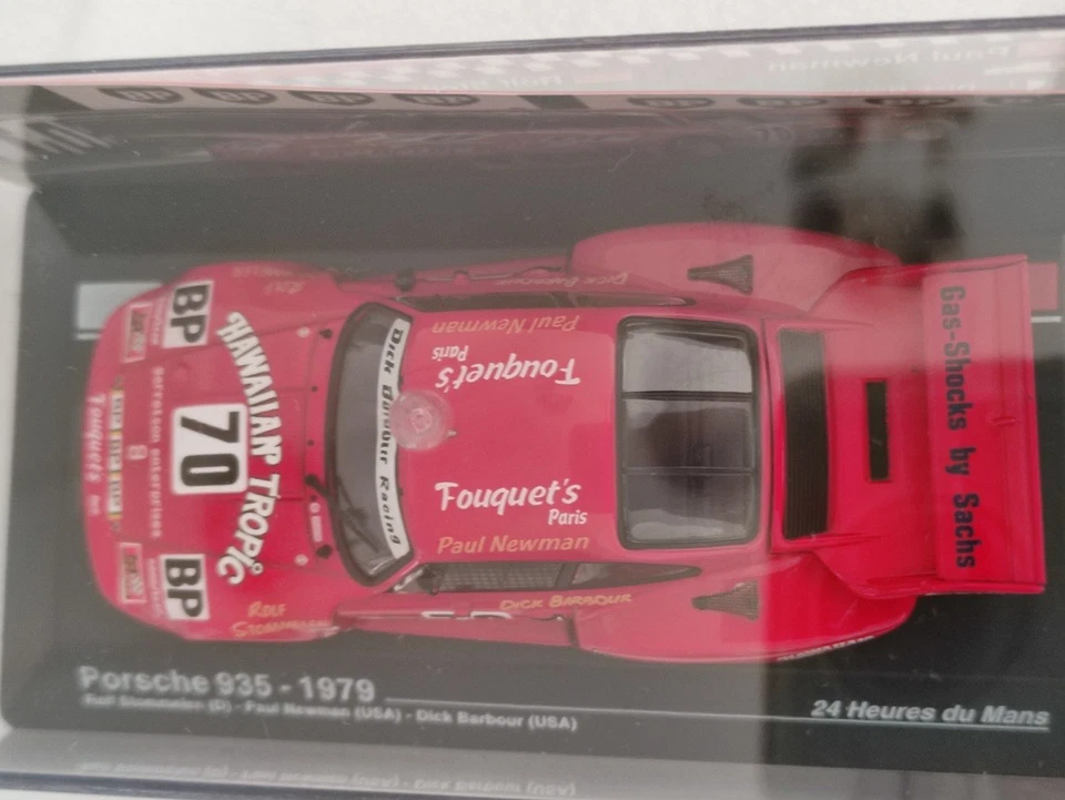 PORSCHE 935 HAWAIIAN TROPIC drive Poul Newman Le Mans 1979  IXO press 1/43 - Immagine 4 di 4
