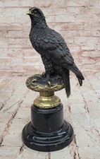 Milo Bronze Bald Eagle Statue Detailed Classic Artwork Bird Lover Decor
