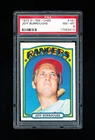 1972 OPC BASEBALL 191 JEFF BURROUGHS ROOKIE CARD PSA 8 NM-MINT RANGERS