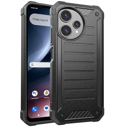 For Cricket Icon PRO/AT&T Motivate Pro 2 5G Case Shock-Resistant +Tempered Glass