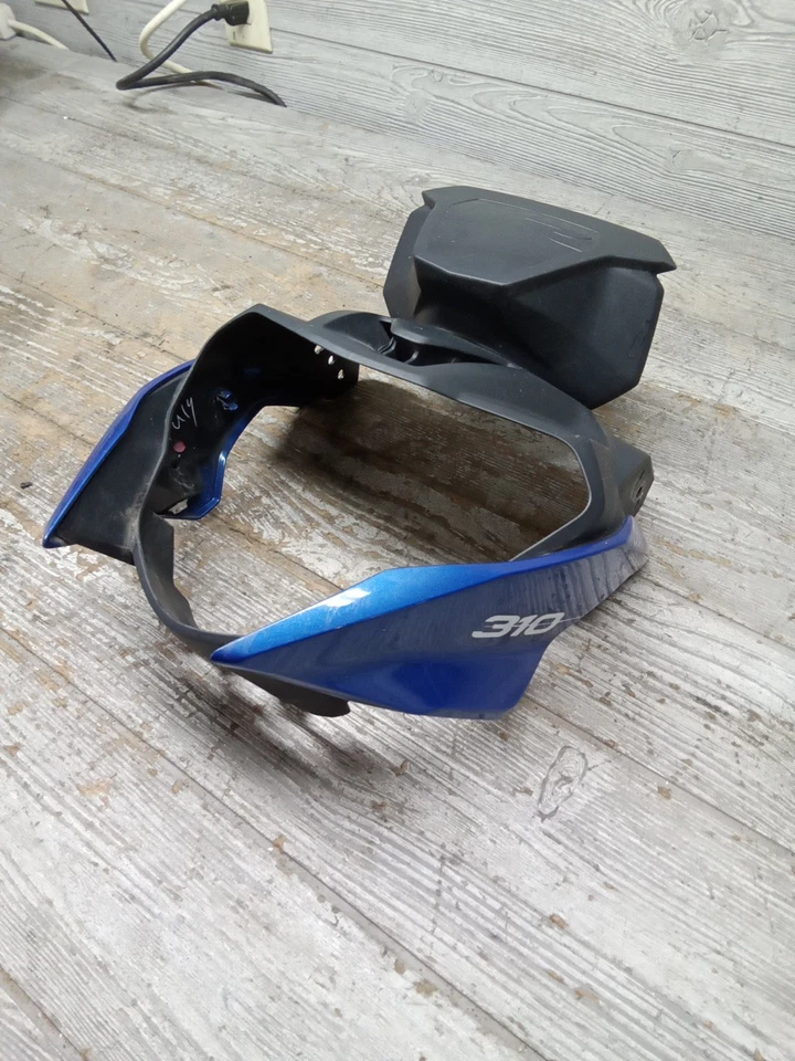 BMW G310R G310 2021 21-25 cubierta de faros carenado embellecedor azul DL-688 Foto 3 de 4