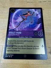Disney Lorcana Gen Con 2026 Exclusive Promo Card Holo Foil Violet Parr Pristine