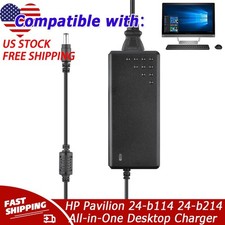 AC Adapter Charger For HP Pavilion 24-b114 24-b214 24-b327c All-in-One Desktop