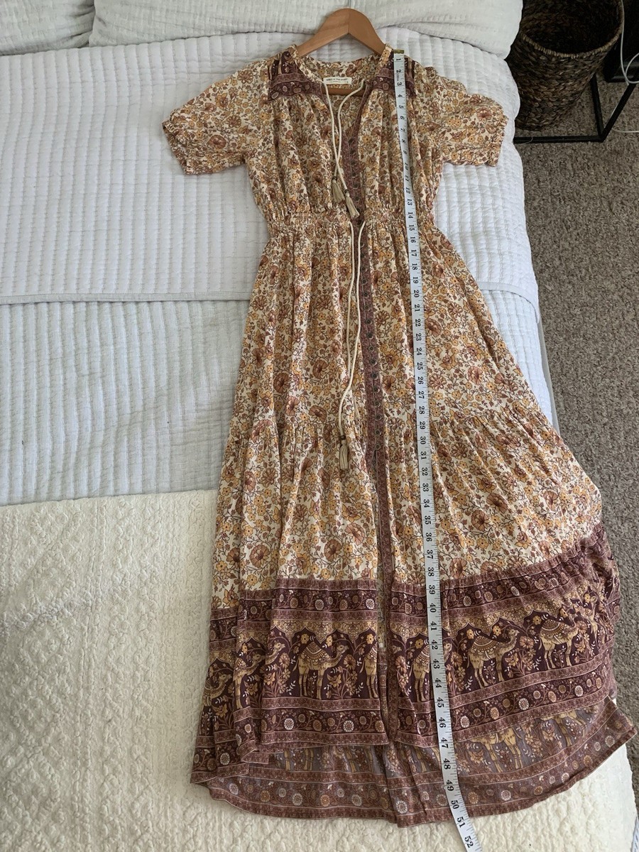 princess polly baby blue dress SPELL Glastonbury Lace Dress In Antique White