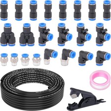 14 Dot Air Line Kit With 24 Quick Connect Fittings 50ft Hose