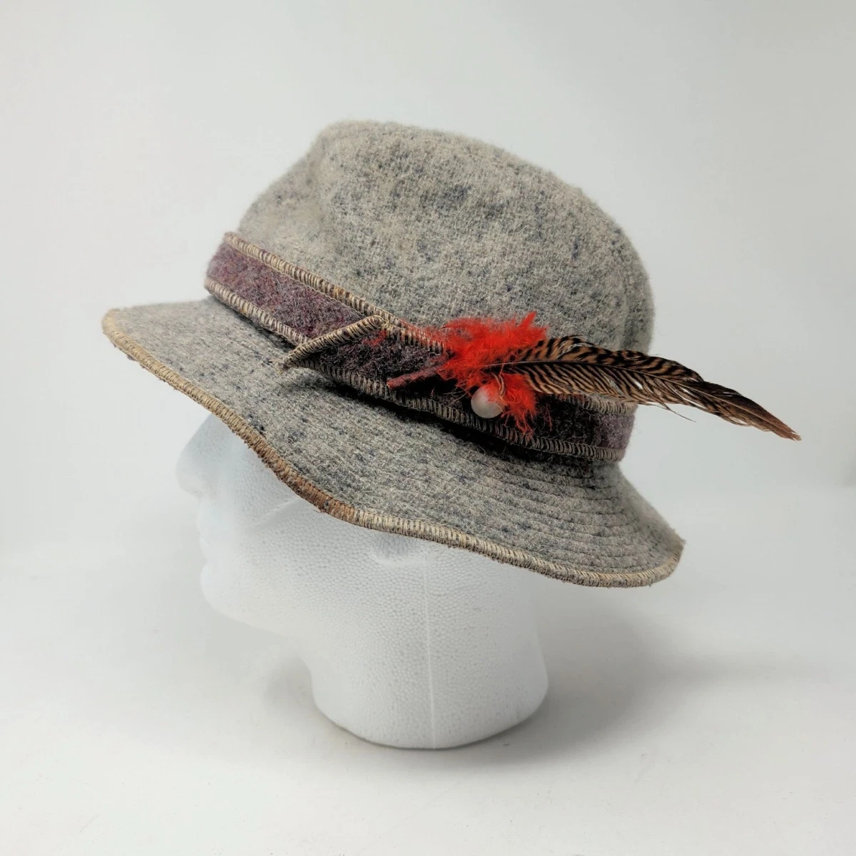 Feather Fedora Original Vintage Hats for Women for sale | eBay display picture 1
