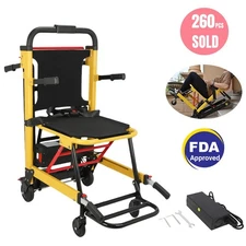 Motorized Stair Climbing Wheelchair Elevator Stairlifts Mobility Chair Battery