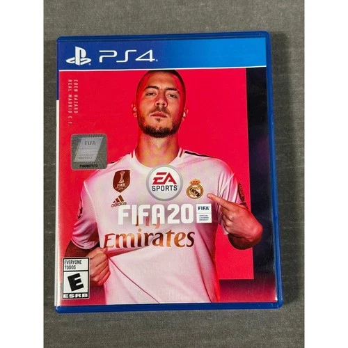 FIFA 20 Sony PlayStation 4 PS4 EA Sports Soccer Video Game Eden Hazard Cover