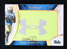 2016 Panini Immaculate Collegiate Sneak Peek 6/8 Paul Perkins #29 0d44