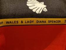 Lady Diana  VINTAGE Pure Silk Square Scarf Commemorative Limited Edition