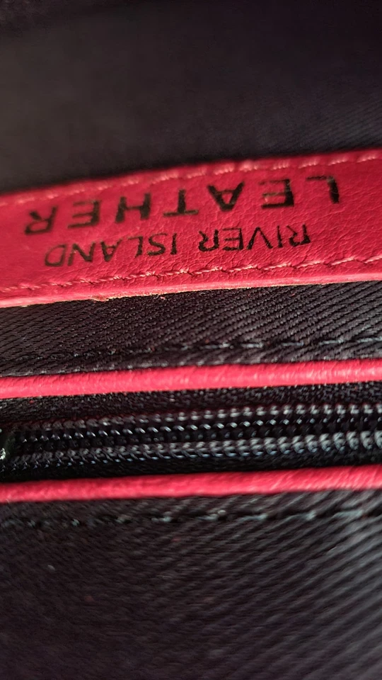 River Island Suede Leather Festival Bag In Burnt Orange - Image 4 of 4