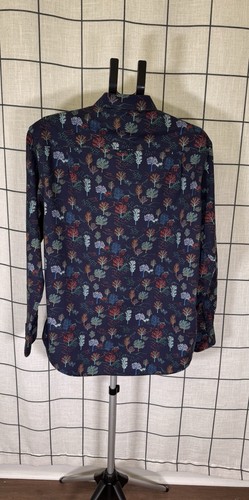 Club Room ® Psychedelic Trees Forest - Brushed CTN HAN - Large - Shirt -