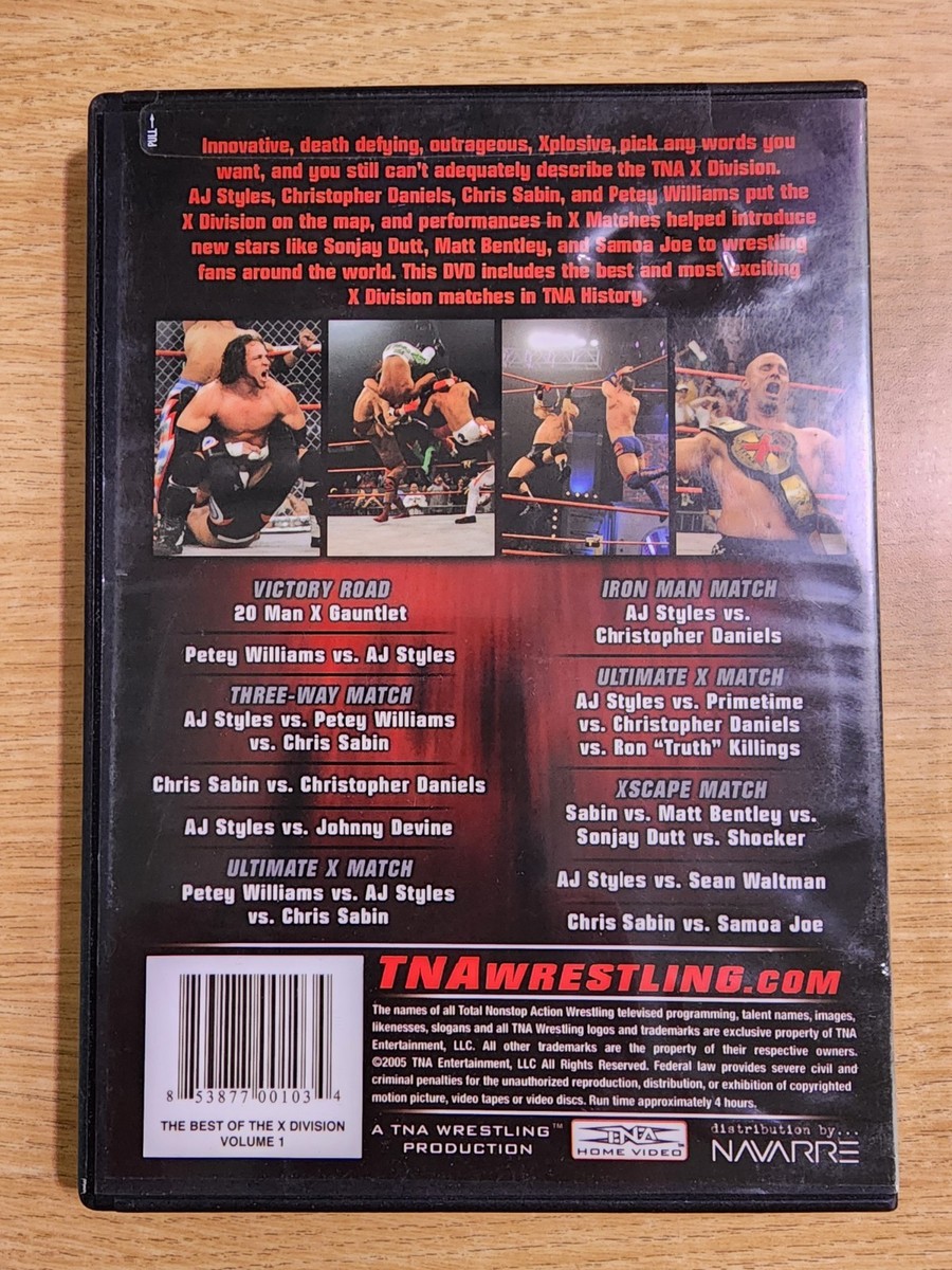 TNA Wrestling The Best of the X Division Vol 1 (DVD, 2005