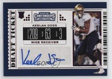 2019 Panini Contenders Draft Picks College Ticket Red Foil Keelan Doss Auto 0c2