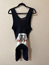 Bontrager Velocis Bib Shorts Men’s Sz L Black White Red Road Bike Cycling Padded