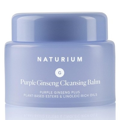 Naturium Purple Ginseng Cleansing Balm Plus Plant-Based Esters & Linoleic-Rich O