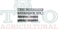David Brown 885 Tractor Decal