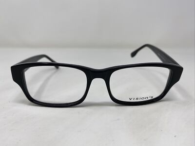 Head Lines Eyeglasses Frames ONLY 52-18-140 L101 C1 Half Rim Black rectangle Eyessentials eyeglasses ES9100 - 52/18/140 - VS Eyewear main image 3