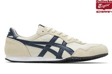 Onitsuka Tiger SERRANO 1183B400 200 Beige/ Navy men's woman shoes sneaker