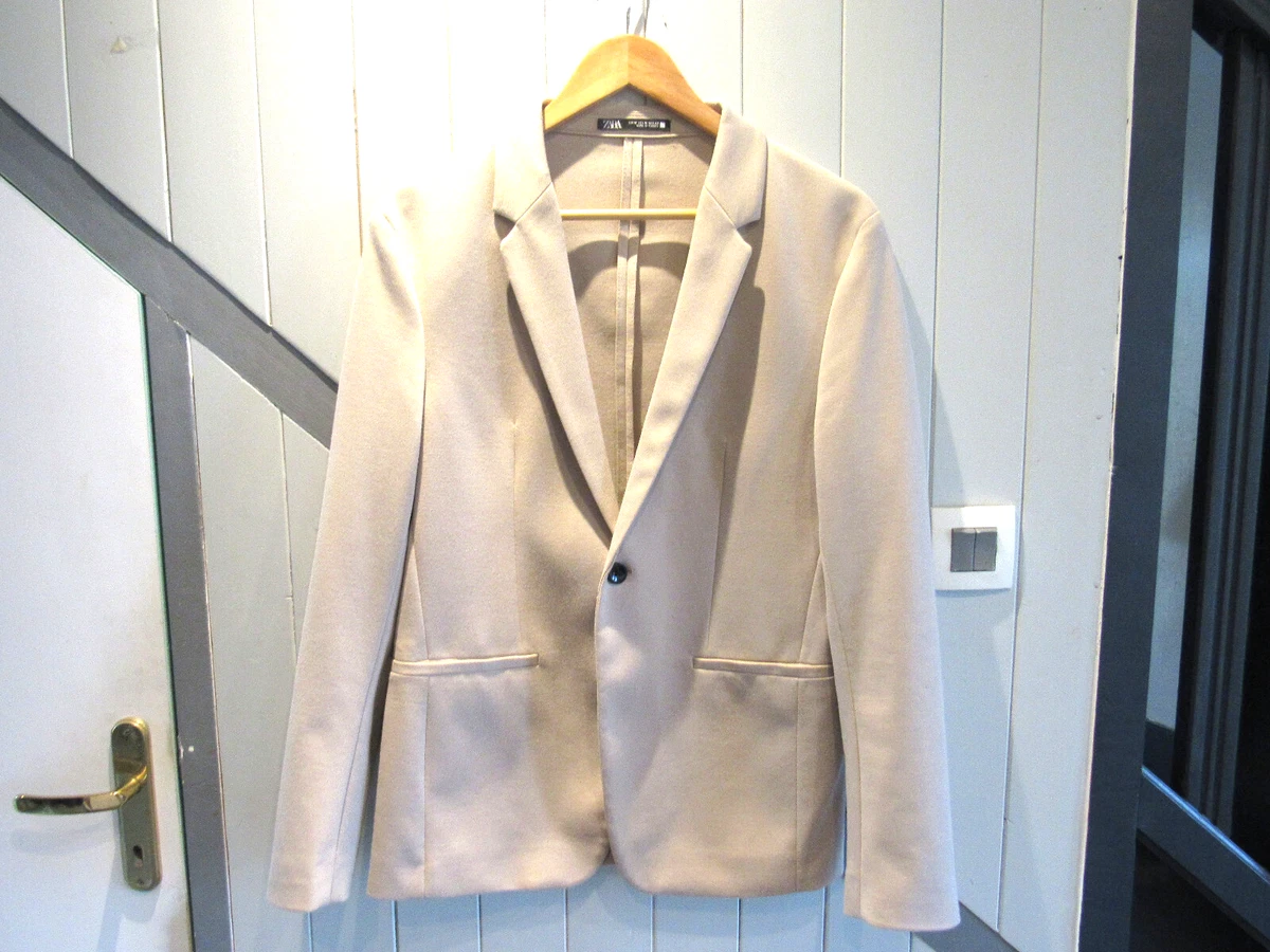 Veste Femme ZARA Beige En Coton - Taille M Occasion Excellent état
