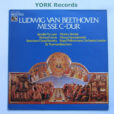 1C 053-00 157 - BEETHOVEN - Mass In C Major BEECHAM Royal PO - Ex Con LP Record