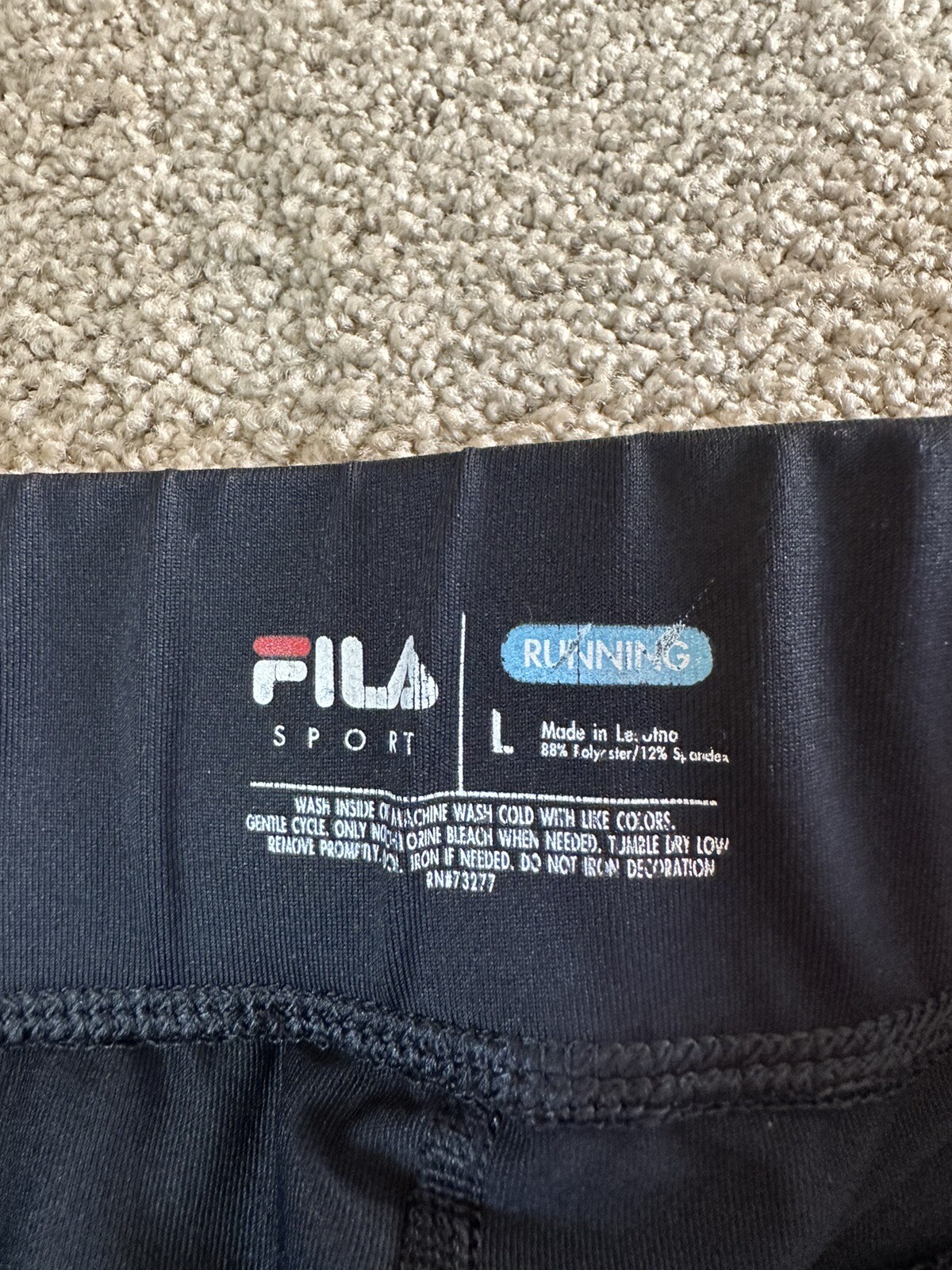 Leggings pantaloni da corsa FILA Sport Performance taglia L