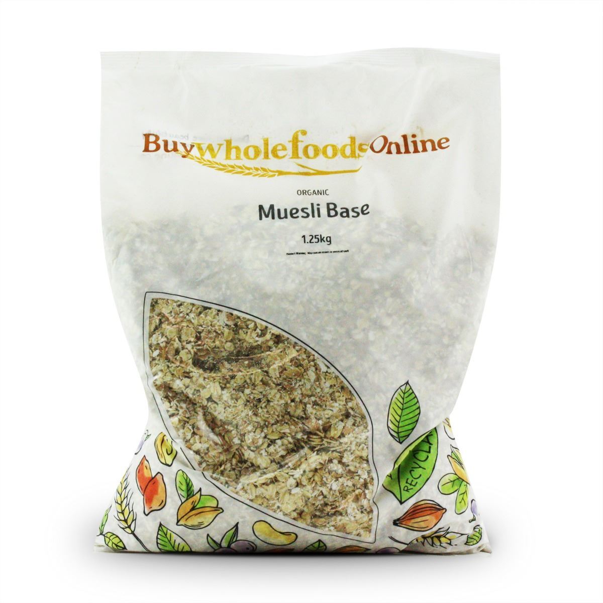 Organic Muesli Base 1.25kg | BWFO | Free UK Mainland P&P