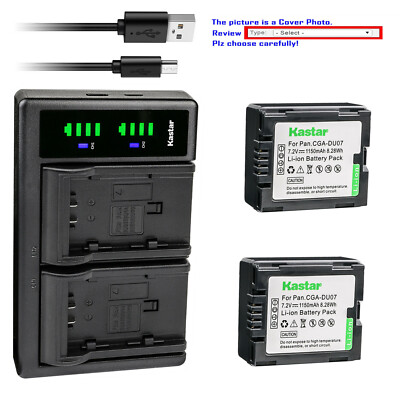 Kastar Battery LTD2 USB Charger for HITACHI DZ-BP7S & DZ-HS501 DZ-HS503 DZ-HS803