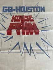 HOUSTON OILERS Sweat-Waving Towel “House Of Pain” Go Houston Handkerchief ￼