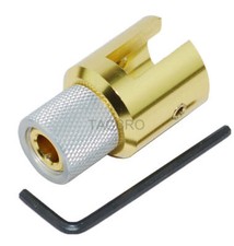 Anodized Gold Ruger 1022 1/2x28 Muzzle Brake Adapter Set