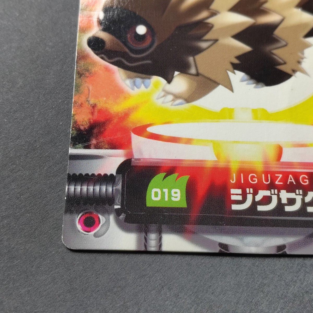 Zigzagoon Pokemon Zukan Card Japanese No.019 Rare Nintendo From