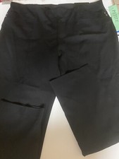 NINE WEST  Women's Black  Slim Leg Elastic Waist Dress Pants PXL ~New