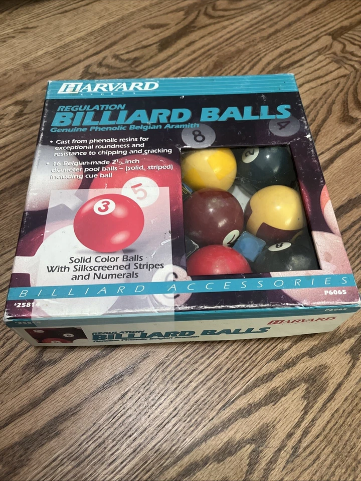 哈佛体育豪华法规复古台球台球杆 2 1/4 英寸比利时 — 第 2/4 张图片