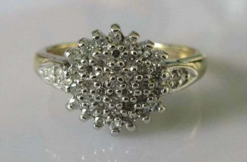 Ebay diamond cluster rings deals