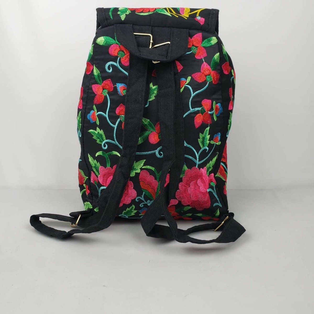 Embroidered floral Mexican Backpack NEW/ mochila Mexicana bordada‎ a mano nueva Embroidered floral Mexican Backpack NEW/ mochila Mexicana  main image 4