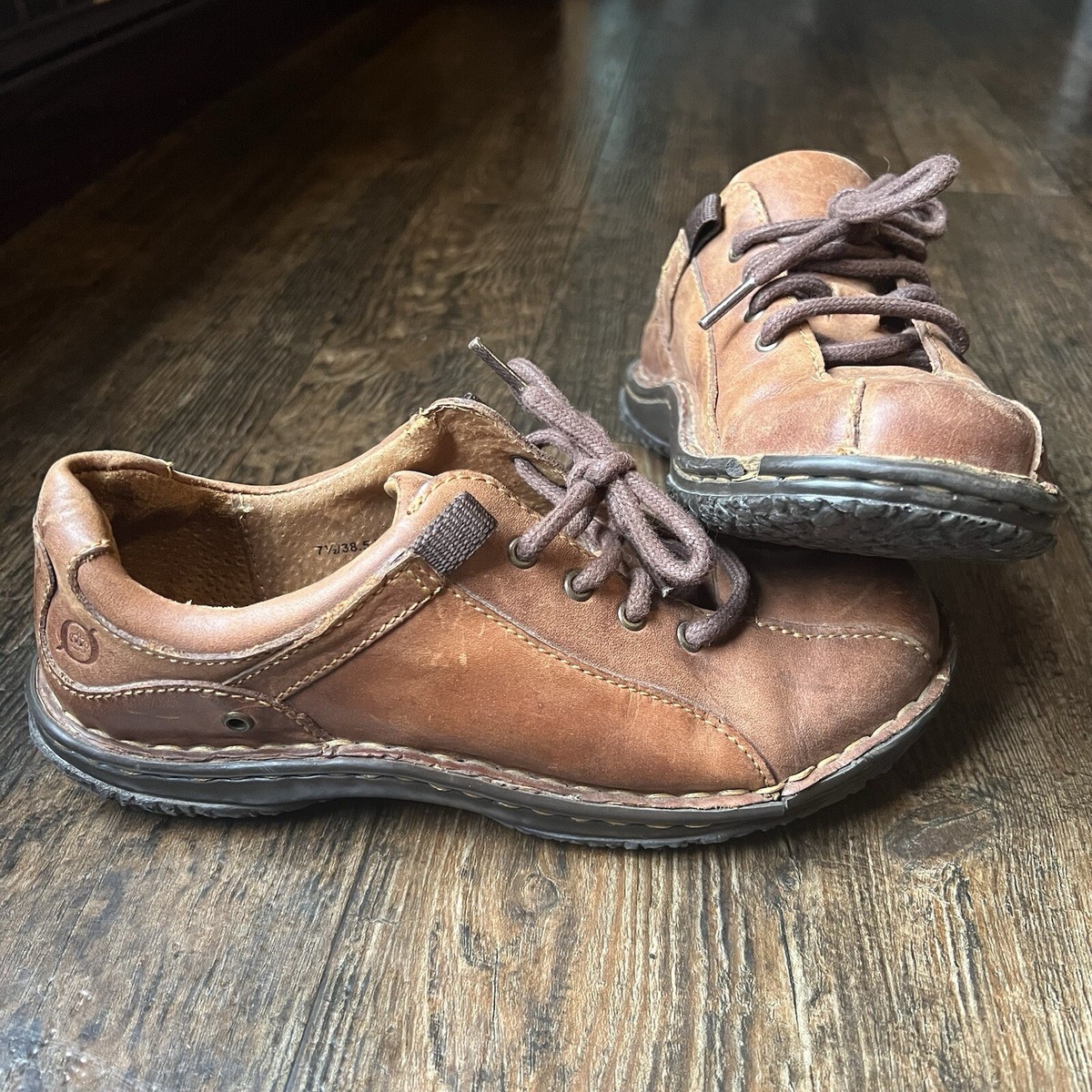 Vintage Born Handcrafted Footwear Leather Sneaker Style Shoes Size 7.5  Mexico | eBay