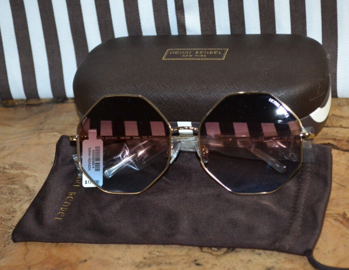 Henri Bendel Hexagon Sunglasses HENRI BENDEL DIANA HEXAGON SUNGLASSES | eBay main image 4