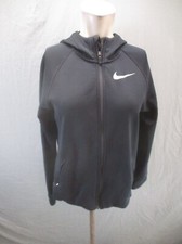 NIKE DRI-FIT Size XL Boys BLK Full Zip Pocket Fleece Lined Athletic Jacket 921