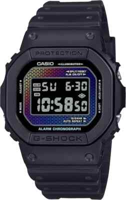 CASIO G-SHOCK DW-5600RW-1D Rainbow Brick Wall Series Digital Men Watch New
