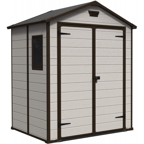 Keter Box per Esterno Porta Attrezzi Casetta Manor 185x152 in Resina Beige