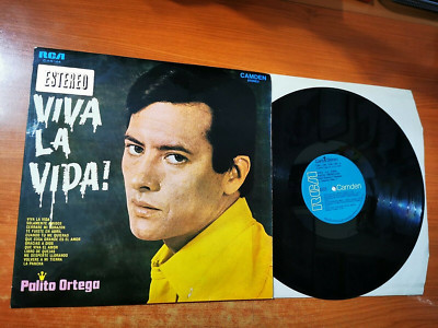 PALITO ORTEGA Viva la vida! RAREST SPAIN PROMO LP VINYL 1969 ESTEREO RCA CAMDEN